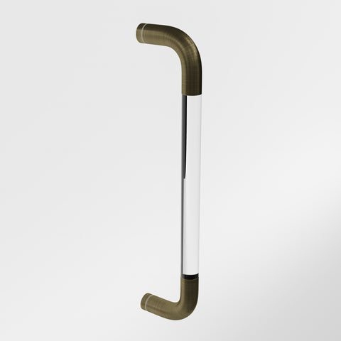 Acrylic Metal Shower Door Handle
