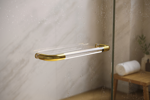 Acrylic Metal Shower Door Handle