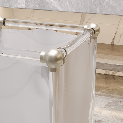 Acrylic Lucite Laundry Hamper