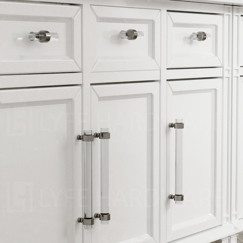Acrylic Crown Drawer Pull
