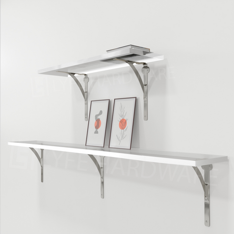 Acrylic Lucite Shelf Rack