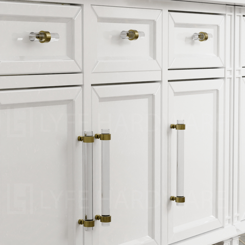 Acrylic Crown Drawer Pull