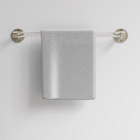 Deco End Acrylic Towel Bar
