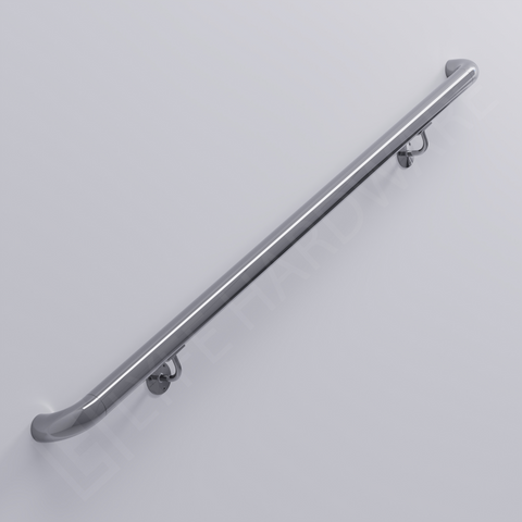 Custom Polished Stainless Steel Handrail Kit (with Wall Returns)