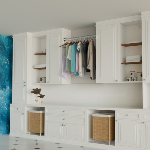 Acrylic Closet Rod Kit