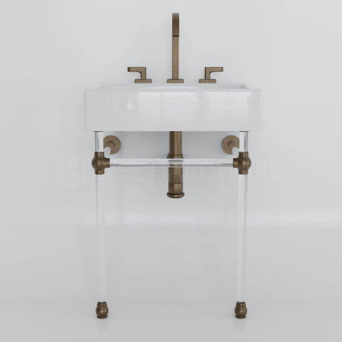Acrylic Lucite Sink Legs