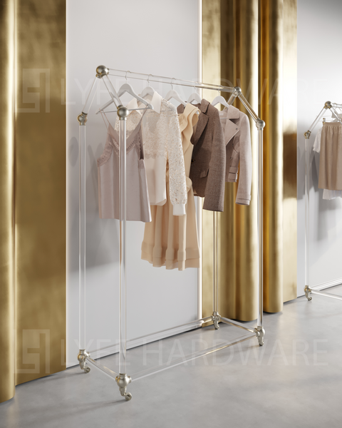 Acrylic Rolling Rack