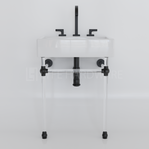 Acrylic Lucite Sink Legs
