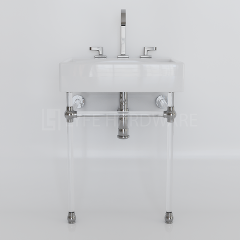 Acrylic Lucite Sink Legs