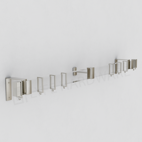 Acrylic Rectangular Curtain Rod
