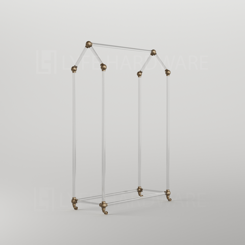 Acrylic Rolling Rack