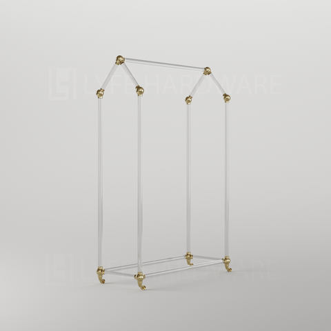 Acrylic Rolling Rack