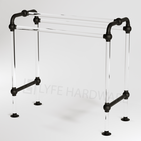Acrylic Lucite Standing Towel Rack