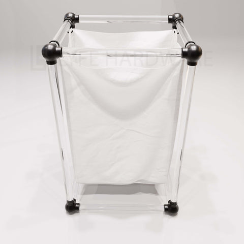 Acrylic Lucite Laundry Hamper