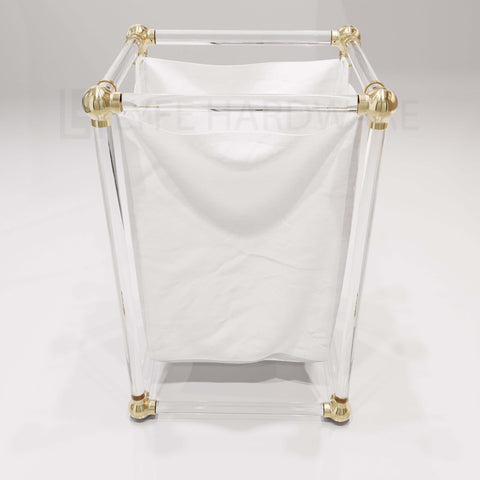 Acrylic Lucite Laundry Hamper