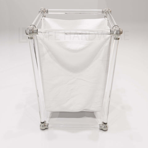 Acrylic Lucite Laundry Hamper