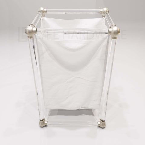 Acrylic Lucite Laundry Hamper