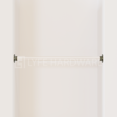 Acrylic Closet Rod Kit