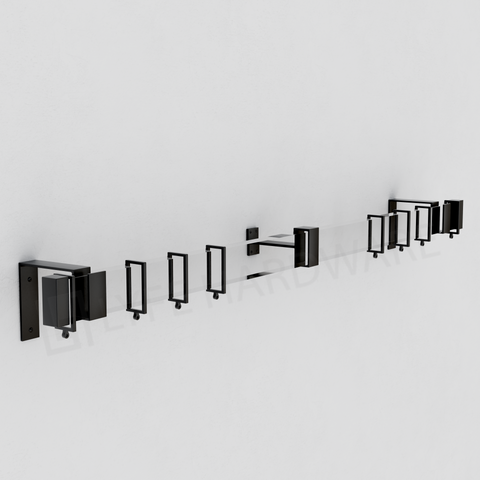 Acrylic Rectangular Curtain Rod