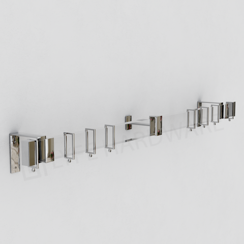 Acrylic Rectangular Curtain Rod