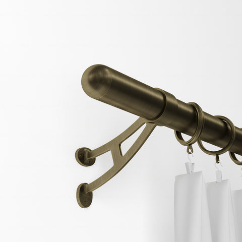 Standard Drapery Rod Kit | Bullet Finial