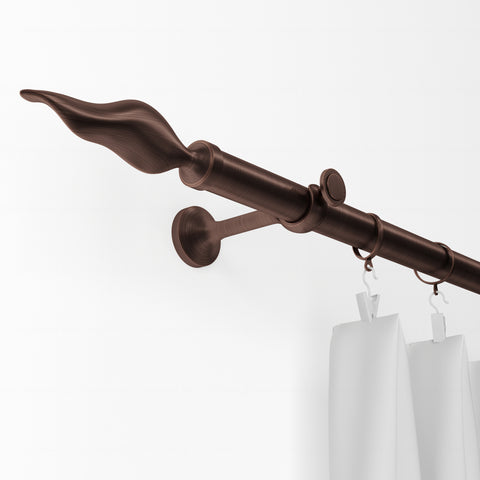 Standard Drapery Rod Kit | Spear Finial