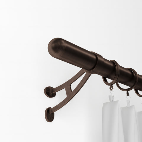 Standard Drapery Rod Kit | Bullet Finial