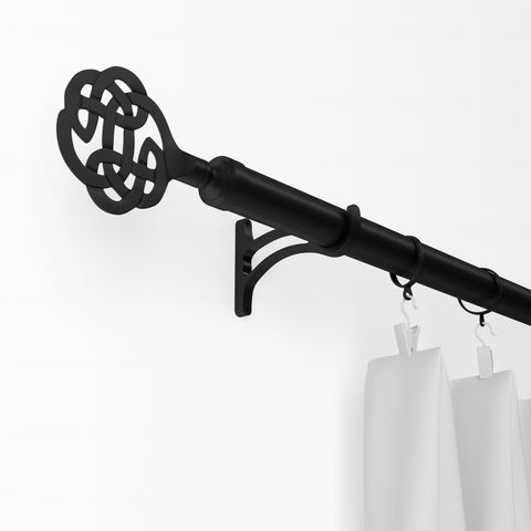 Standard Drapery Rod Kit | Lattice Finial