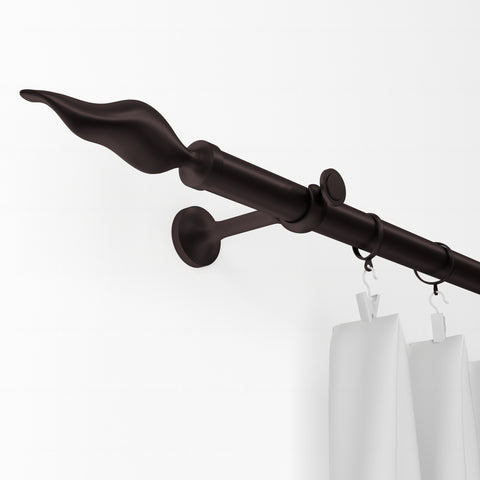 Standard Drapery Rod Kit | Spear Finial