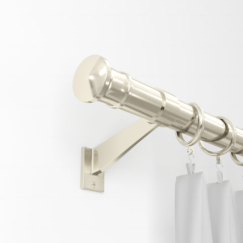 Standard Drapery Rod Kit | Disc Finial