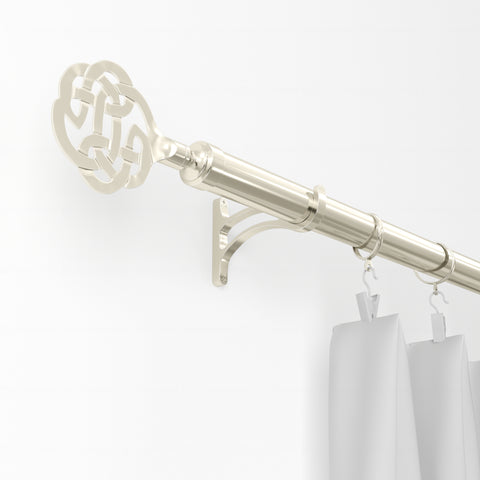 Standard Drapery Rod Kit | Lattice Finial