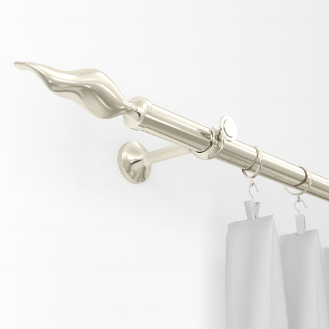 Standard Drapery Rod Kit | Spear Finial