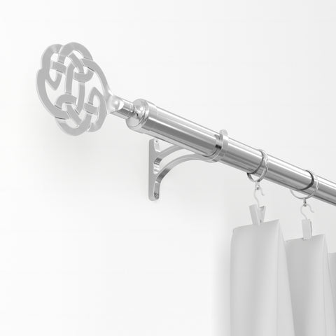 Standard Drapery Rod Kit | Lattice Finial