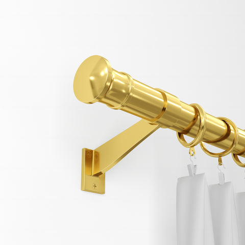 Standard Drapery Rod Kit | Disc Finial