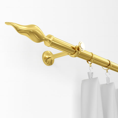 Standard Drapery Rod Kit | Spear Finial