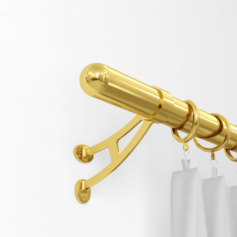 Standard Drapery Rod Kit | Bullet Finial