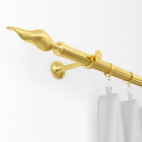 Standard Drapery Rod Kit | Spear Finial