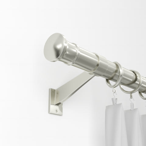 Standard Drapery Rod Kit | Disc Finial