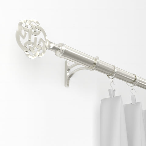 Standard Drapery Rod Kit | Lattice Finial