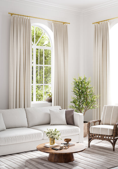 Standard Drapery Rod Kit | Ball Finial