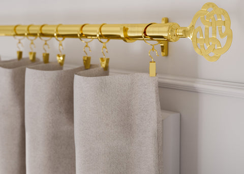 Standard Drapery Rod Kit | Lattice Finial