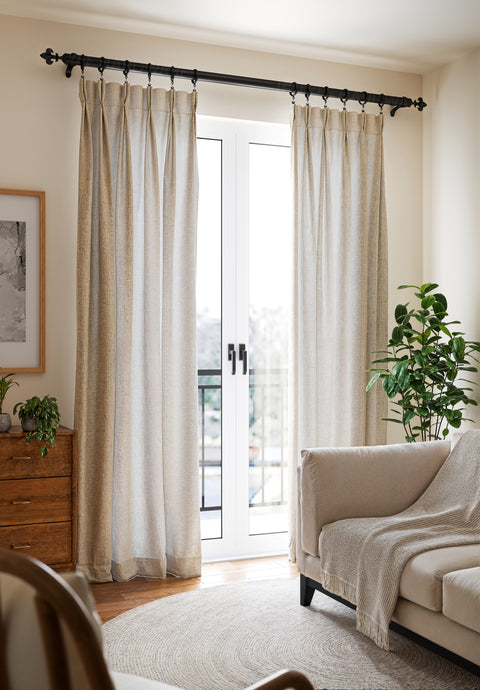 Standard Drapery Rod Kit | Fleur-de-Lis Finial