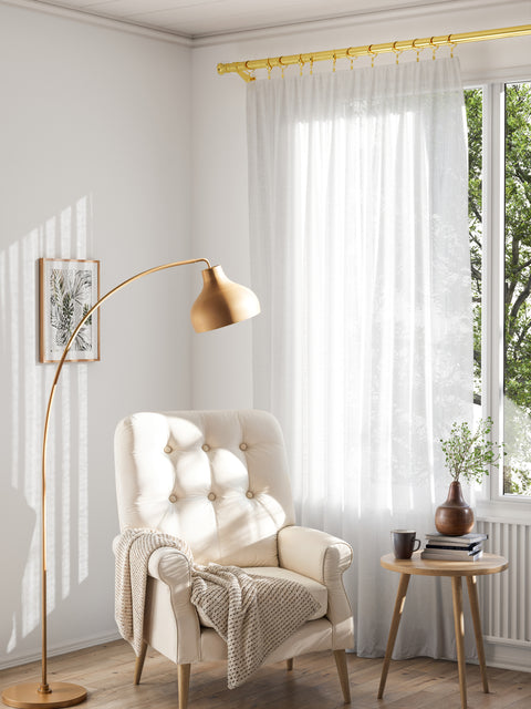 Standard Drapery Rod Kit | Disc Finial