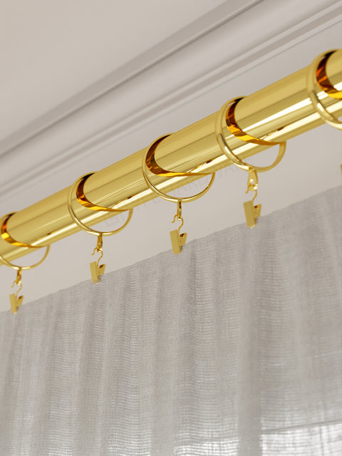 Standard Drapery Rod Kit | Disc Finial