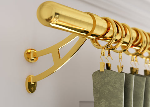 Standard Drapery Rod Kit | Bullet Finial