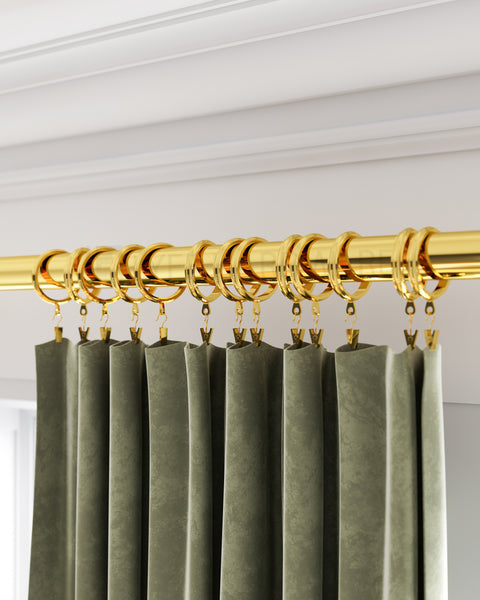 Standard Drapery Rod Kit | Bullet Finial