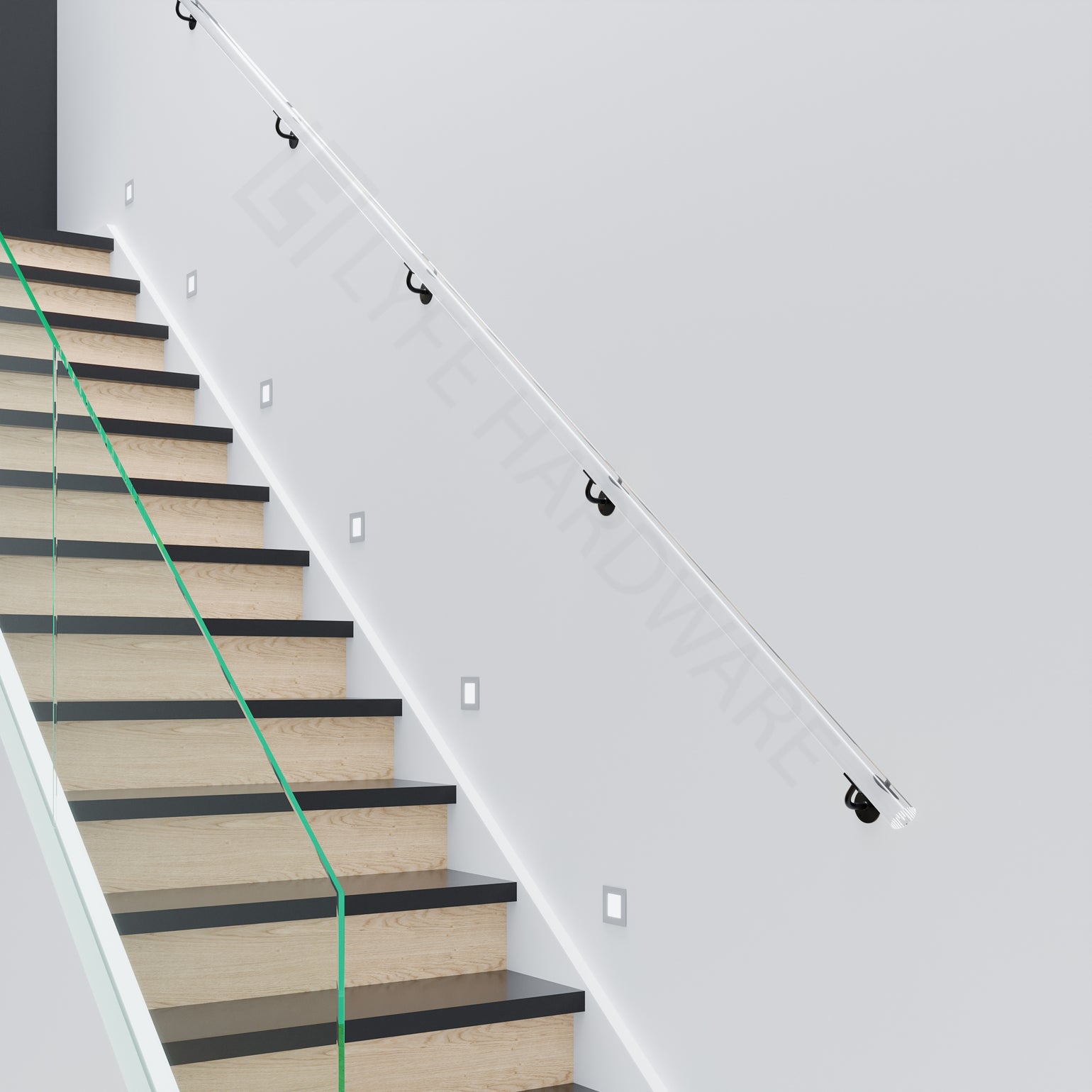 Custom Lucite (Acrylic) Handrail Kit – Lyfe Hardware