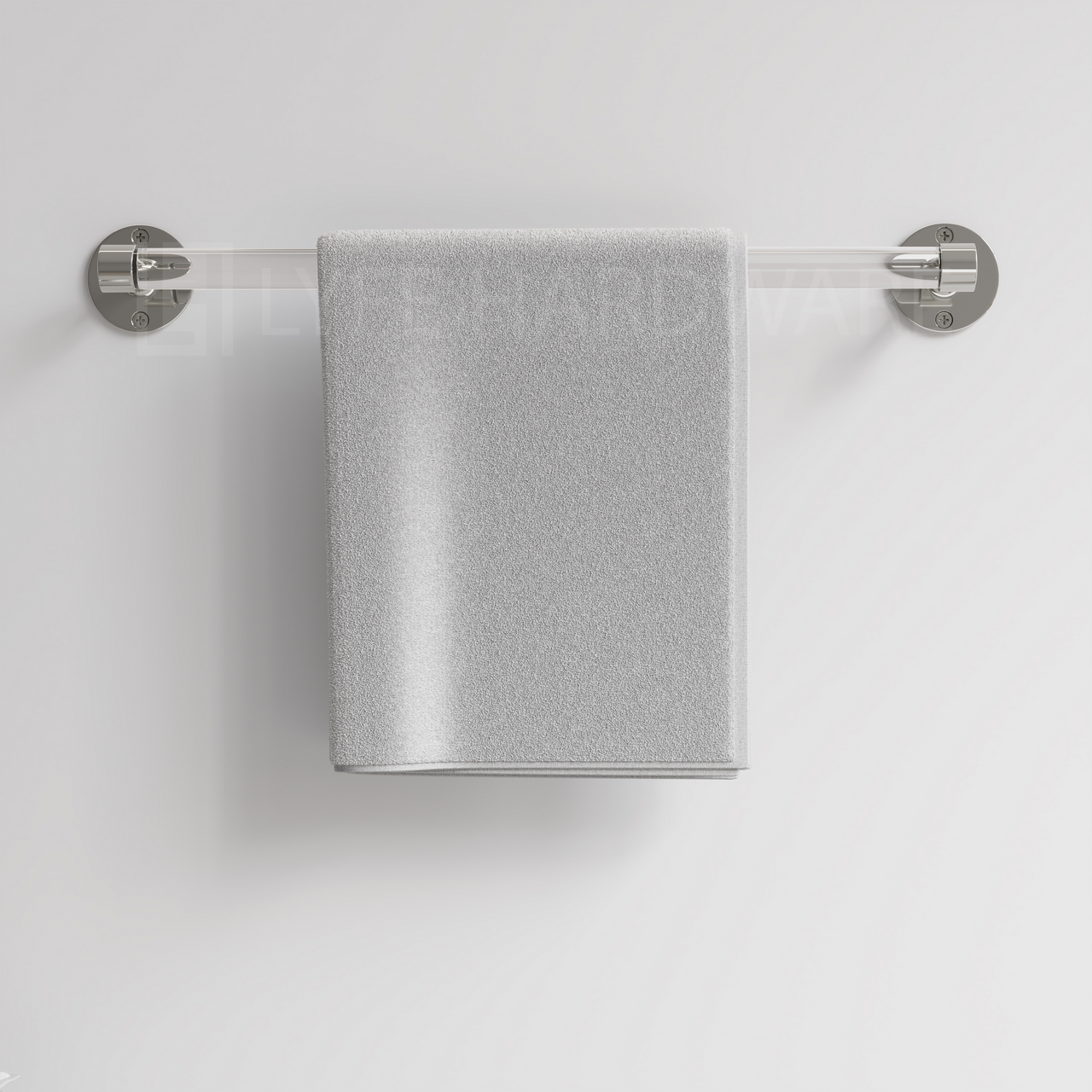 Deco End Acrylic Towel Bar – Lyfe Hardware