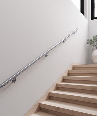 Custom Polished Stainless Steel Handrail Kit (with Wall Returns) – Lyfe ...