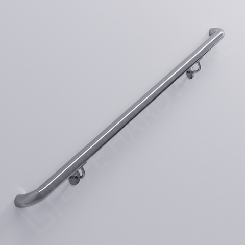 Custom Polished  Stainless Steel Handrail Kit (with Wall Returns)